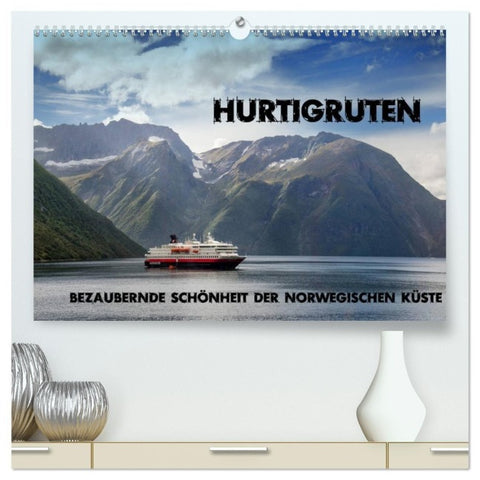 Hurtigruten - Bezaubernde Schönheit der norwegischen Küste (hochwertiger Premium Wandkalender 2027 DIN A2 quer), Kunstdruck in Hochglanz