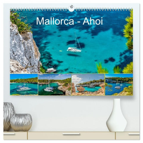 Mallorca - Ahoi (hochwertiger Premium Wandkalender 2027 DIN A2 quer), Kunstdruck in Hochglanz