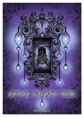 Gothic Fantasy Tiere (Tischkalender 2026 DIN A5 hoch), CALVENDO Monatskalender