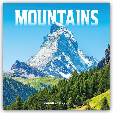 Mountains – Die höchsten Berge 2027 – Wand-Kalender