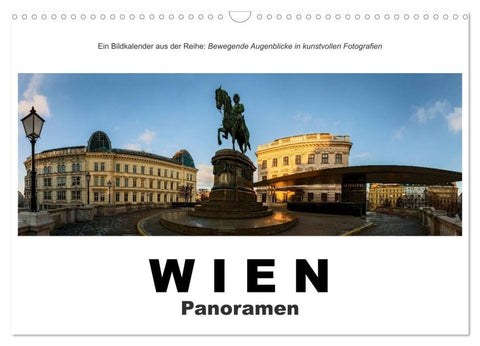 Wien Panoramen (Wandkalender 2027 DIN A3 quer), CALVENDO Monatskalender