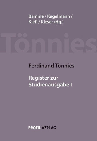 Gesamtregister und Werkverzeichnis zur Studienausgabe I