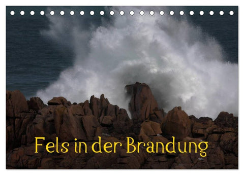 Fels in der Brandung (Tischkalender 2027 DIN A5 quer), CALVENDO Monatskalender