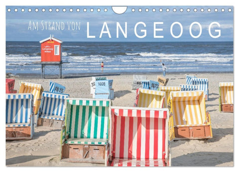 Am Strand von Langeoog (Wandkalender 2026 DIN A4 quer), CALVENDO Monatskalender
