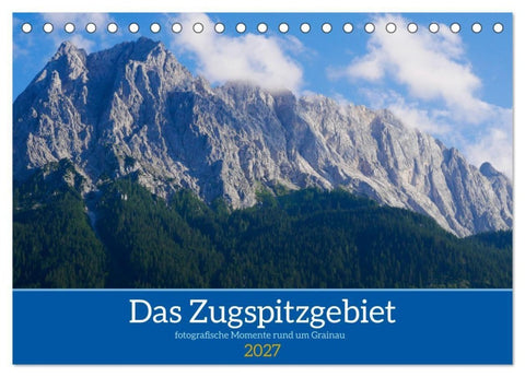 Das Zugspitzegebiet (Tischkalender 2027 DIN A5 quer), CALVENDO Monatskalender