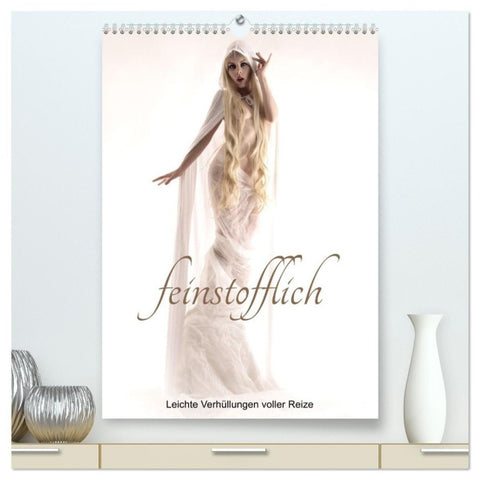 feinstofflich (hochwertiger Premium Wandkalender 2027 DIN A2 hoch), Kunstdruck in Hochglanz