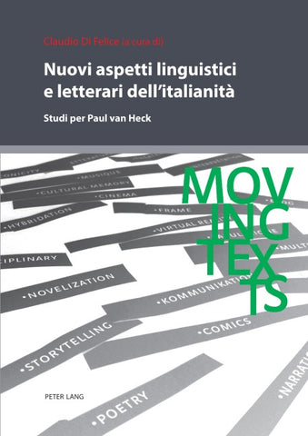 Nuovi aspetti linguistici e letterari dell’italianità