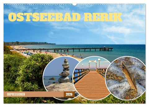 Impressionen Ostseebad Rerik (Wandkalender 2026 DIN A2 quer), CALVENDO Monatskalender