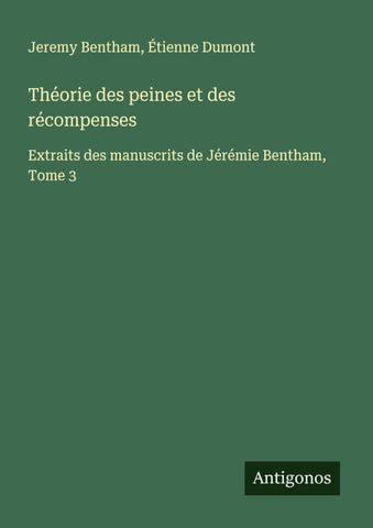 Théorie des peines et des récompenses