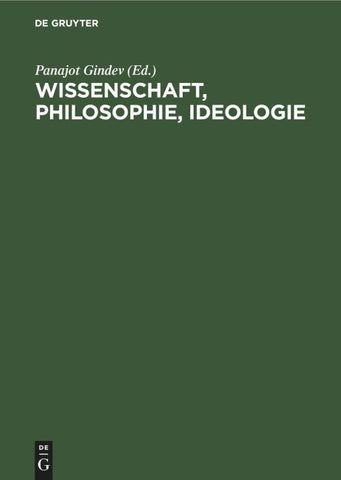 Wissenschaft, Philosophie, Ideologie
