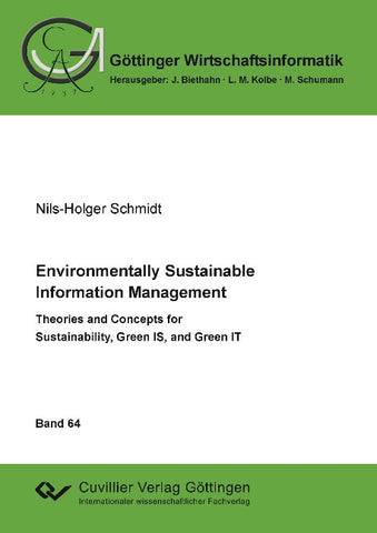 Environmentally Sustainable Information Management