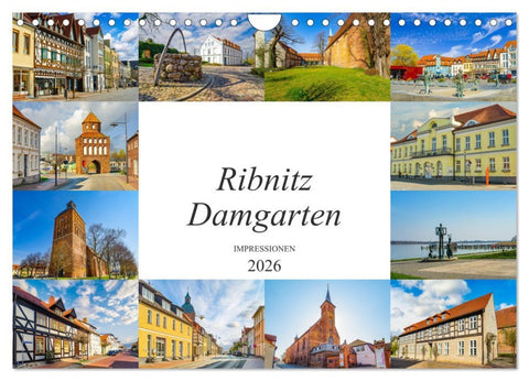 Ribnitz Damgarten Impressionen (Wandkalender 2026 DIN A4 quer), CALVENDO Monatskalender
