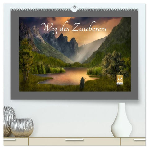 Weg des Zauberers (hochwertiger Premium Wandkalender 2026 DIN A2 quer), Kunstdruck in Hochglanz