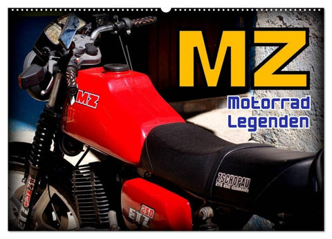 Motorrad-Legenden - MZ (Wandkalender 2027 DIN A2 quer), CALVENDO Monatskalender
