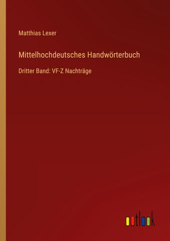 Mittelhochdeutsches Handwörterbuch