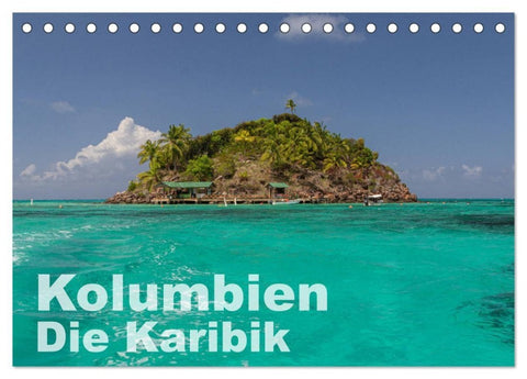 Kolumbien - Die Karibik (Tischkalender 2027 DIN A5 quer), CALVENDO Monatskalender