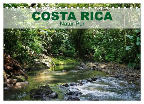 Costa Rica - Natur Pur (Tischkalender 2027 DIN A5 quer), CALVENDO Monatskalender