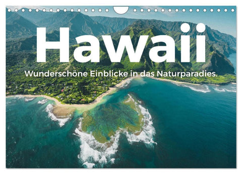 Hawaii - Wunderschöne Einblicke in das Naturparadies. (Wandkalender 2026 DIN A4 quer), CALVENDO Monatskalender