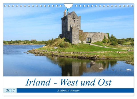 Irland - West und Ost (Wandkalender 2027 DIN A4 quer), CALVENDO Monatskalender