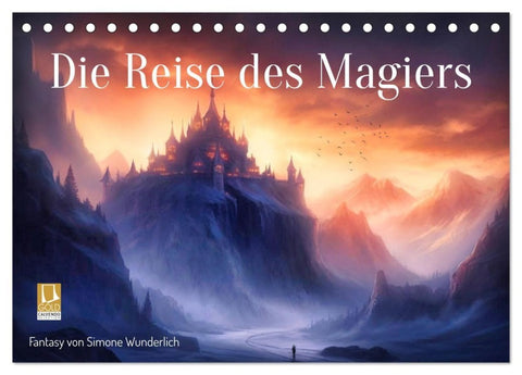 Die Reise des Magiers (Tischkalender 2027 DIN A5 quer), CALVENDO Monatskalender