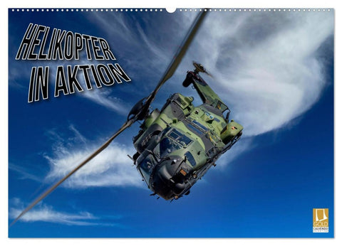 Helikopter in Aktion (Wandkalender 2026 DIN A2 quer), CALVENDO Monatskalender