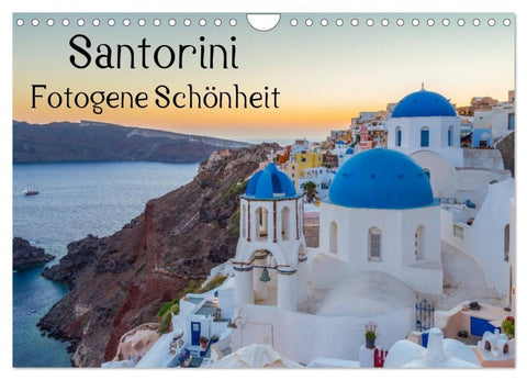 Santorini - Fotogene Schönheit (Wandkalender 2027 DIN A4 quer), CALVENDO Monatskalender