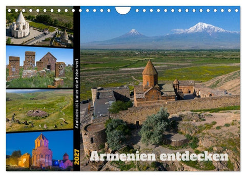 Armenien entdecken (Wandkalender 2027 DIN A4 quer), CALVENDO Monatskalender