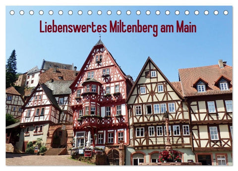 Liebenswertes Miltenberg am Main (Tischkalender 2027 DIN A5 quer), CALVENDO Monatskalender