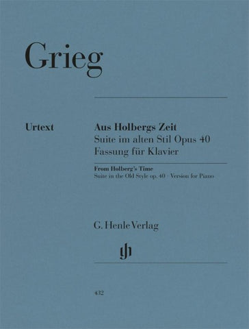 Edvard Grieg - Aus Holbergs Zeit op. 40, Suite im alten Stil