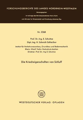 Die Kriecheigenschaften von Schluff