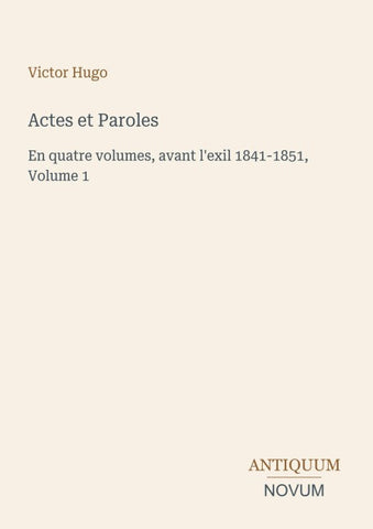 Actes et Paroles