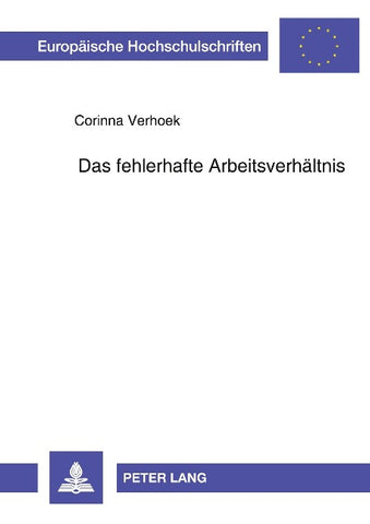 Das fehlerhafte Arbeitsverhältnis