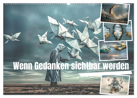 Wenn Gedanken sichtbar werden (Wandkalender 2027 DIN A2 quer), CALVENDO Monatskalender