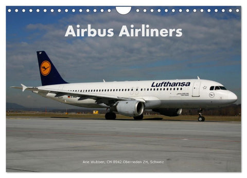 Airbus Airliners (Wandkalender 2026 DIN A4 quer), CALVENDO Monatskalender