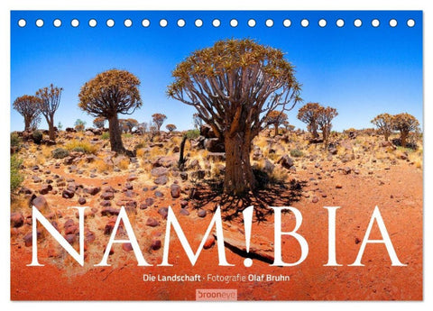Namibia - Die Landschaft (Tischkalender 2026 DIN A5 quer), CALVENDO Monatskalender
