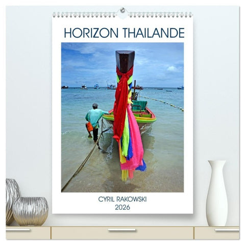 HORIZON THAILANDE  (Calendrier mural 2026 DIN A2 horizontal) calendrier de bureau