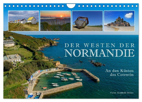 Der Westen der Normandie - An den Küsten des Cotentin (Wandkalender 2027 DIN A4 quer), CALVENDO Monatskalender