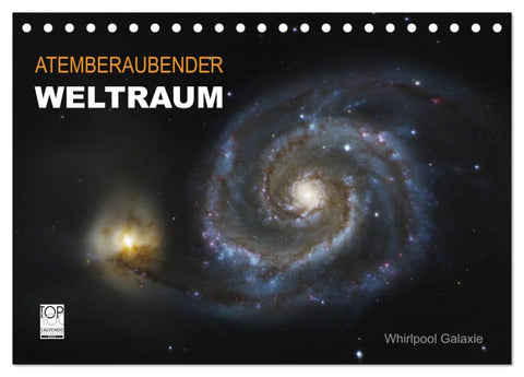 Atemberaubender Weltraum (Tischkalender 2026 DIN A5 quer), CALVENDO Monatskalender