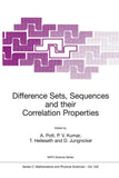 Difference Sets, Sequences and their Correlation Properties