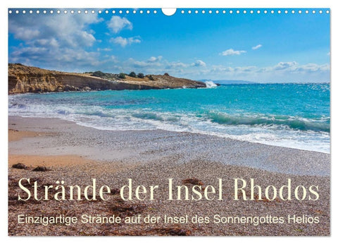 Strände der Insel Rhodos (Wandkalender 2027 DIN A3 quer), CALVENDO Monatskalender