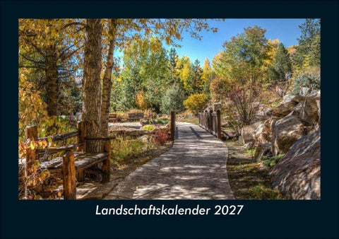 Landschaftskalender 2027 Fotokalender DIN A5