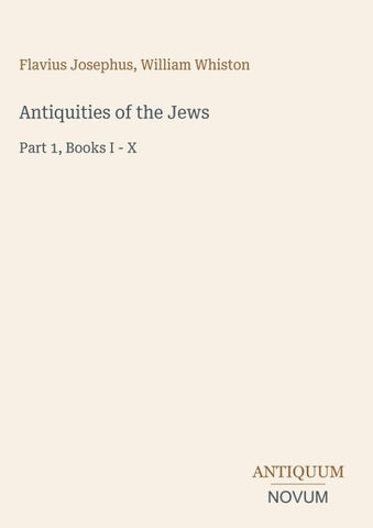 Antiquities of the Jews