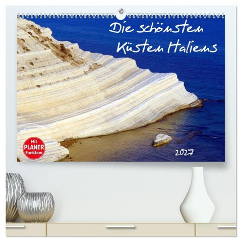 Die schönsten Küsten Italiens (hochwertiger Premium Wandkalender 2027 DIN A2 quer), Kunstdruck in Hochglanz