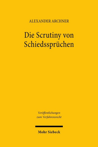 Die Scrutiny von Schiedssprüchen