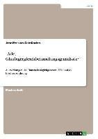 "Ade, Gläubigergleichbehandlungsgrundsatz?"