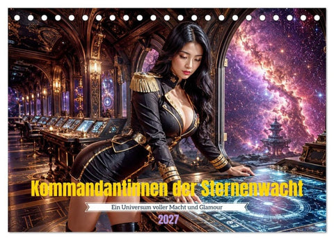 Kommandantinnen der Sternenwacht (Tischkalender 2027 DIN A5 quer), CALVENDO Monatskalender