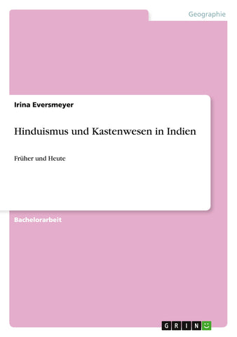 Hinduismus und Kastenwesen in Indien