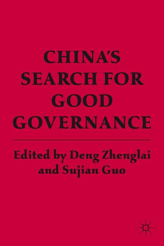 China’s Search for Good Governance