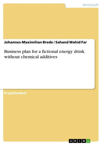 Business plan for a fictional energy drink without chemical additives