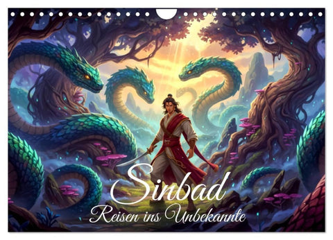Sinbad - Reisen ins Unbekannte (Wandkalender 2027 DIN A4 quer), CALVENDO Monatskalender